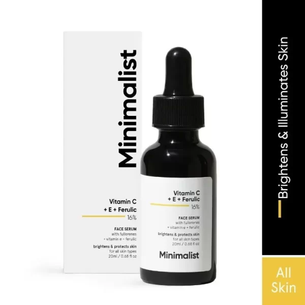 Minimalist 16% Vitamin C Serum With Vitamin E & Ferulic Acid For Advanced Users] 1