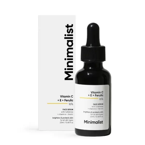 Minimalist 16% Vitamin C Serum With Vitamin E & Ferulic Acid For Advanced Users] 2