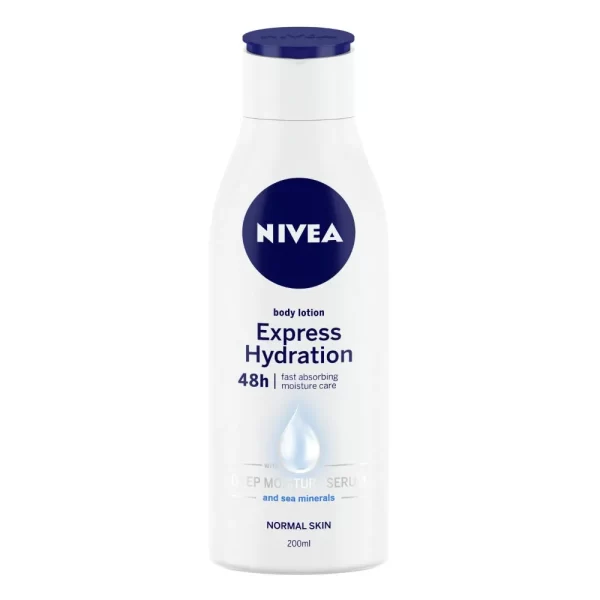 Nivea Express Hydration Body Lotion With Sea Minerals 5 In 1 Complete Care For 48h Moisturization2