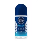 Nivea Men Deodorant Roll On, Fresh Active, 48h Long Lasting Freshness