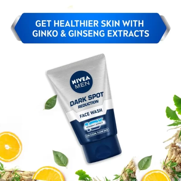 Nivea Men Face Wash, Dark Spot Reduction, For Clean & Clear Skin With 10x Vitamin C Effect2