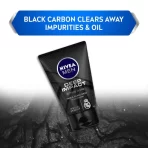 Nivea Men Face Wash, Deep Impact Intense Clean, For Beard & Face, With Black Carbon3