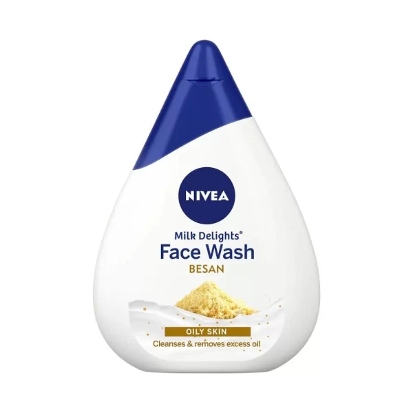 Nivea Milk Delights Face Wash Fine Gramflour For Oily Skin1