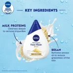 Nivea Milk Delights Face Wash Fine Gramflour For Oily Skin3