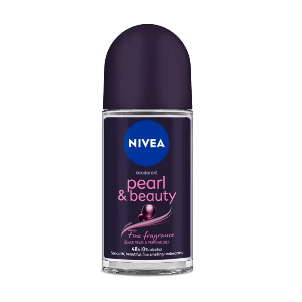 Nivea Pearl & Beauty Fine Fragrance Deo Roll For Women, 48 Hr Odor Protection, 0% Alcohol3