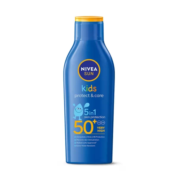 Nivea Sun Protect & Care Sunscreen For Kids Spf 50+, No White Cast, Instant Uv Protection4