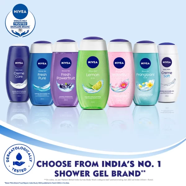 Nivea Waterlily & Care Oil Body Wash For Long Lasting Freshness2