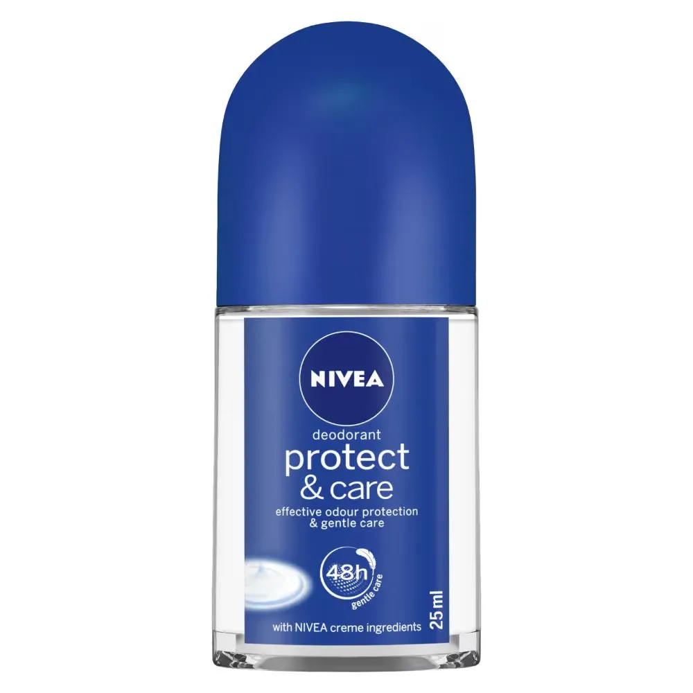 Nivea Women Deodorant Roll On, Protect & Care, Non Irritating & 48h Protection3