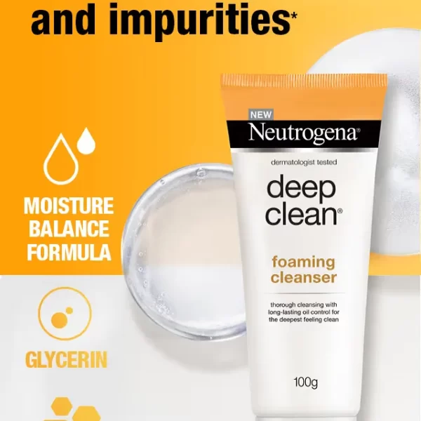 Neutrogena Deep Clean Gentle Foaming Cleanser1