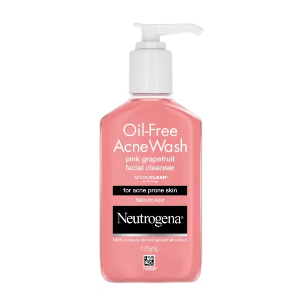 Neutrogena Oil Free Acne Grapefruit Facial Cleanser1