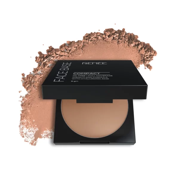 Renee Face Base Compact 9gm Almond Beige A