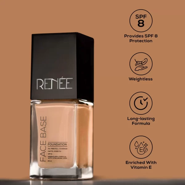 Renee Face Base Liquid Foundation, 23ml Irish Cream B