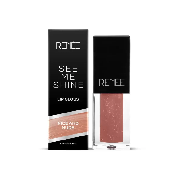 Renee See Me Shine Lip Gloss 2.5ml Nice And Nude A