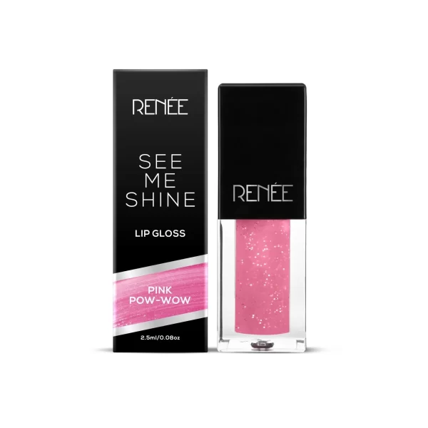 Renee See Me Shine Lip Gloss 2.5ml Pink Pow Wow A