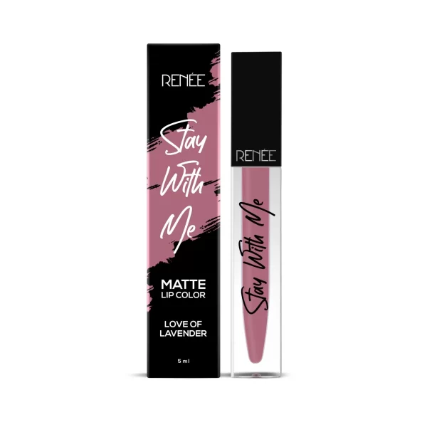 Renee Stay With Me Non Transfer Matte Liquid Lip Color 5ml Love Of Lavender D