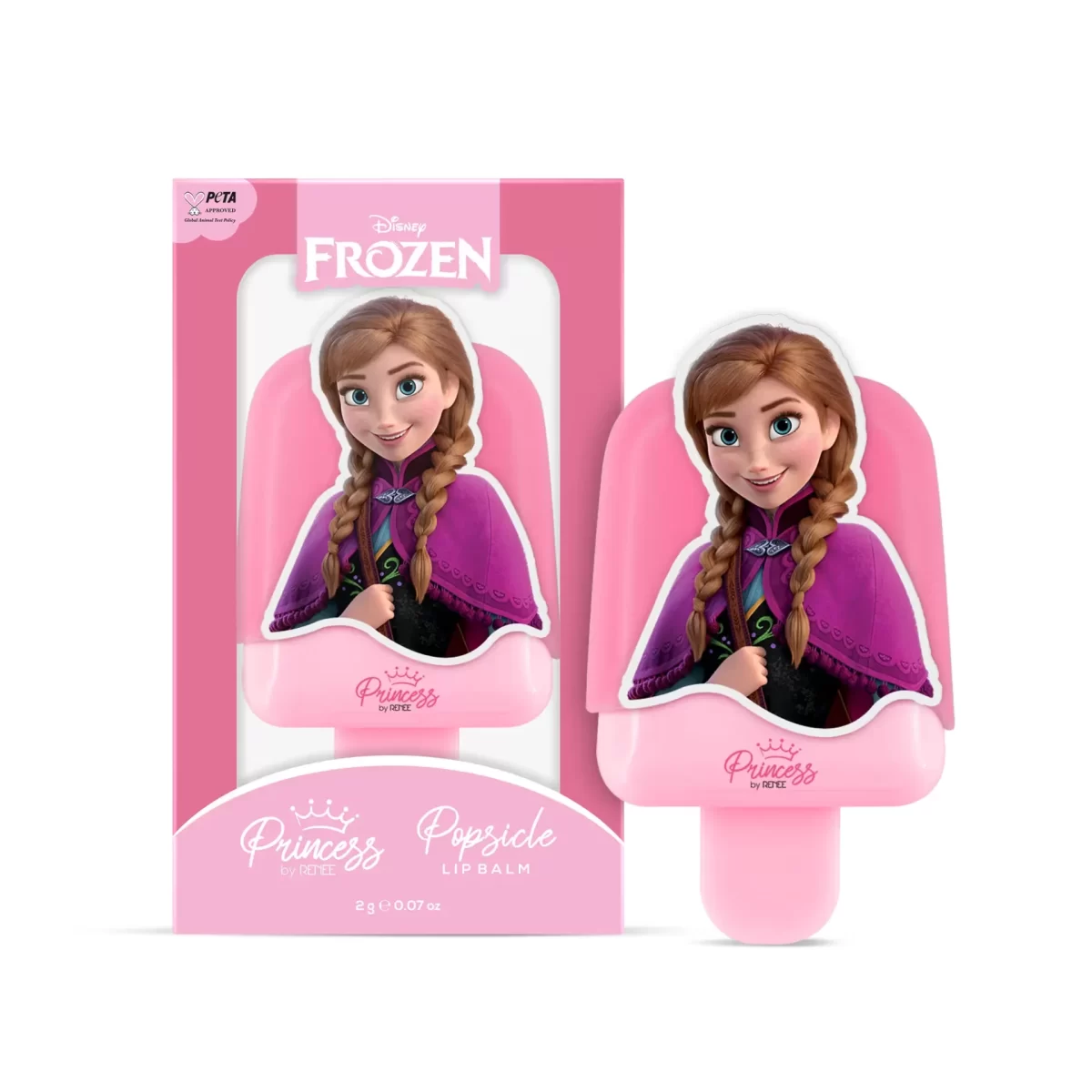 Renee Cosmetics Disney Frozen Princess Popsicle Anna Lip Balm6