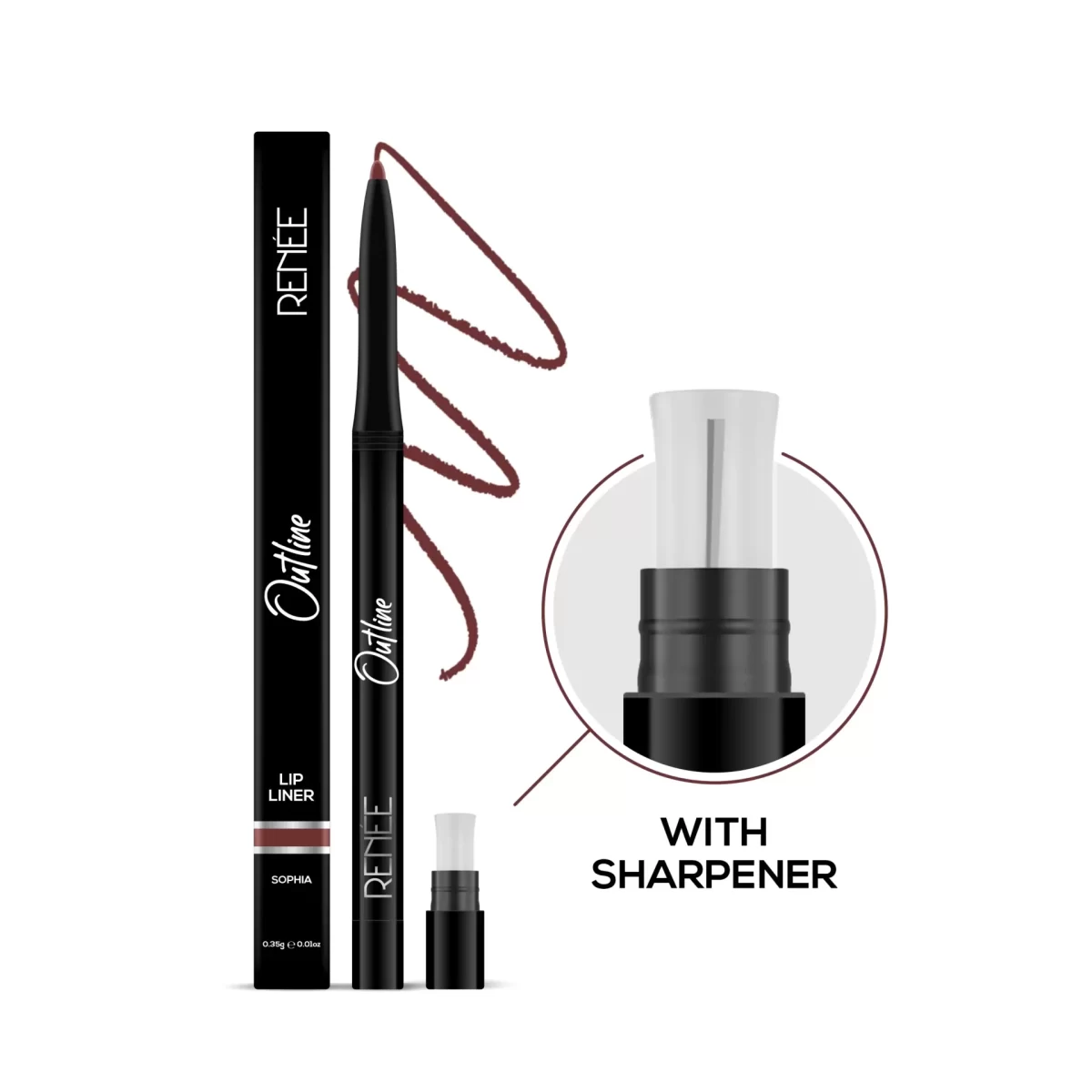 Renee Cosmetics Outline Lip Liner 07 Sophia 3