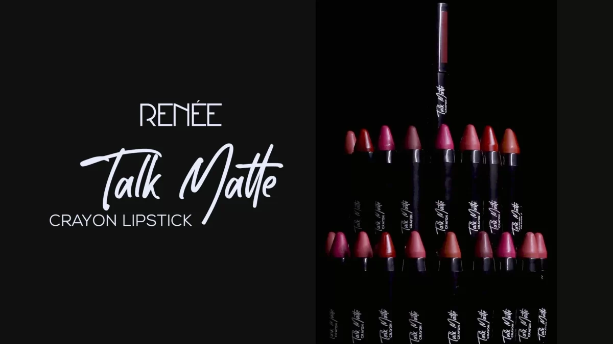 Renee Cosmetics Talk Matte Crayon Magenta Glaze 1