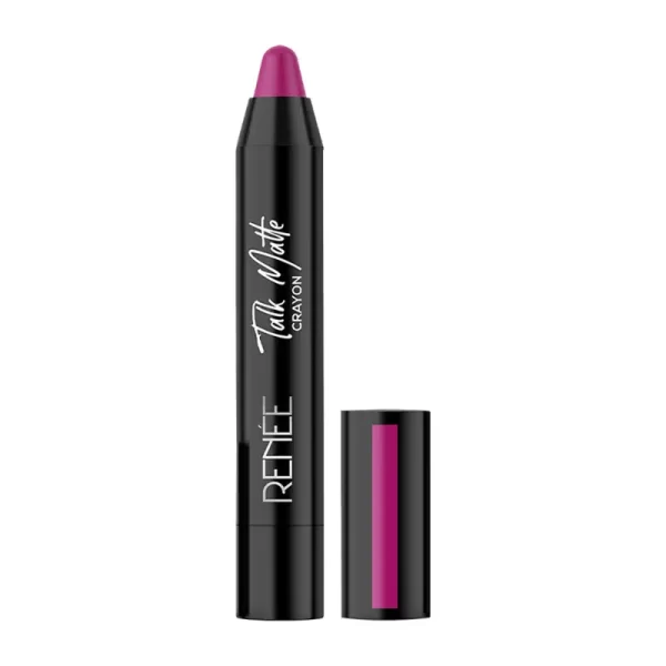 Renee Cosmetics Talk Matte Crayon Magenta Glaze 3