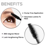 Renee Cosmetics Volumax Mascara Black 3