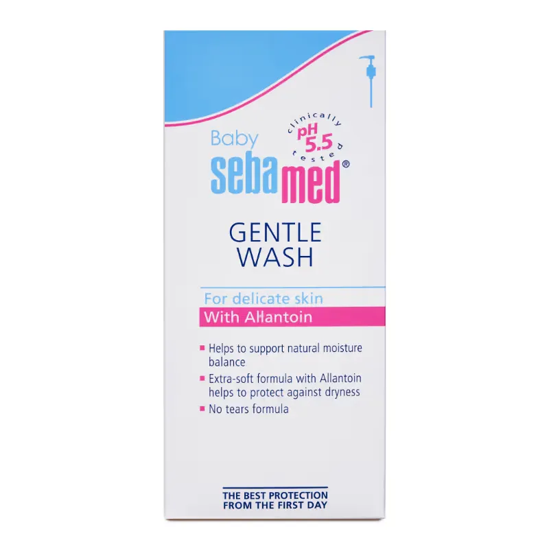 Sebamed Baby Gentle Wash, Ph 5.5, With Allantoin, No Tears Formula, Clinically Tested2