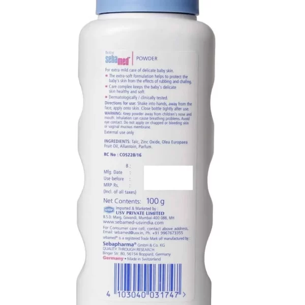 Sebamed Baby Powder, With Olive Oil And Allantoin, For Delicate Skin2