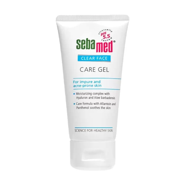 Sebamed Clear Face Care Gel, Ph 5.5, Acne Prone Skin, Hyaluron & Aloe Vera, Water Based Moisturiser1