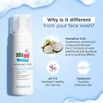 Sebamed Clear Face Foam, Ph 5.5, Acne, Pimples & Blackheads, Montaline C40, Gentle Deep Cleanser1