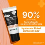 The Derma Co. 1% Hyaluronic Tinted Sunscreen Spf 60 Gel Pa++++1