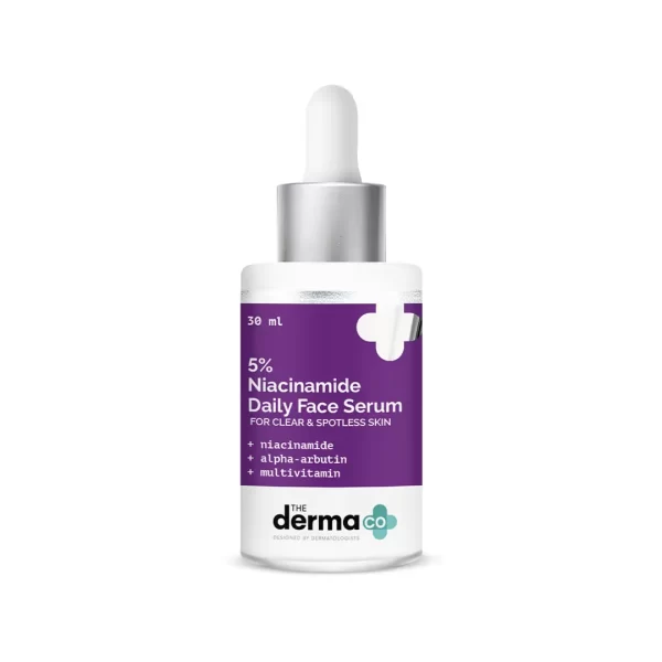 The Derma Co. 5% Niacinamide Face Serum With Alpha Arbutin & Multivitamin For Clear & Spotless Skin1