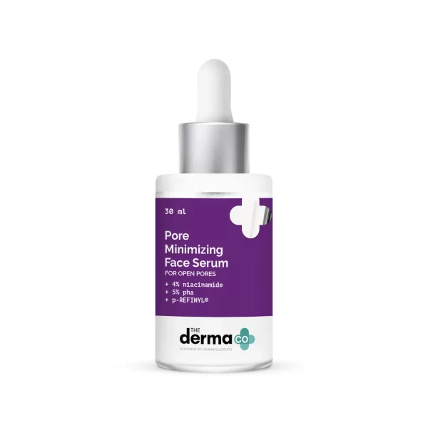 The Derma Co. Pore Minimizing Face Serum With 4% Niacinamide, 5% Pha And P Refinyl For Open Pores1