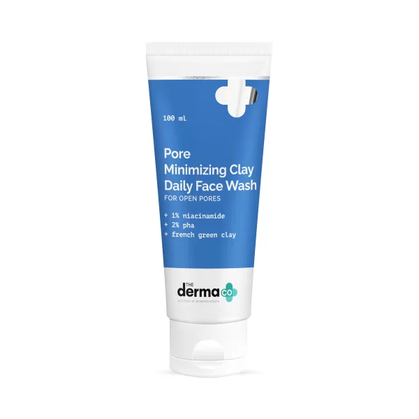 The Derma Co. Pore Minimizing Face Wash With Clay, 1% Niacinamide & 2% Pha For Open Pores1