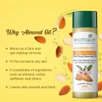 Biotique Bio Almond Oil Deep Cleanse Purifying Cleansing Oil Face & Eye Makeup Remover3