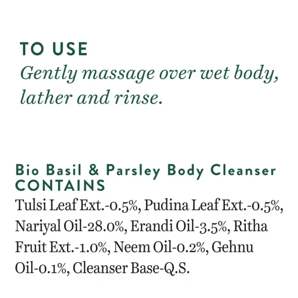 Biotique Bio Basil & Parsley Revitalizing Body Wash2