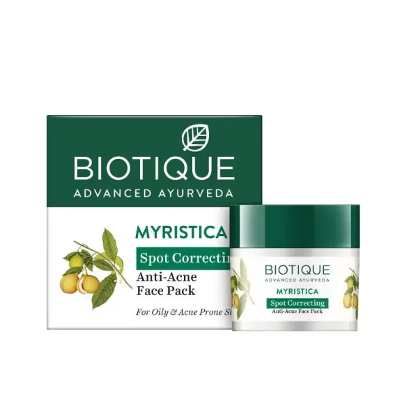 Biotique Bio Myristica Spot Correcting Anti Acne Face Pack