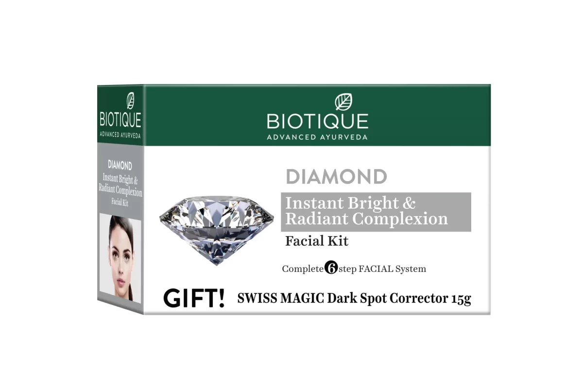 Biotique Diamond Instant Bright & Radiant Complexion Facial Kit