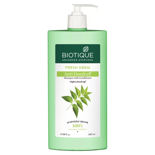 Biotique Fresh Neem Anti Dandruff Shampoo & Conditioner 650ml