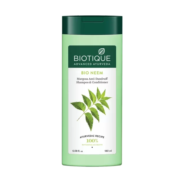 Biotique Fresh Neem Anti Dandruff Shampoo With Conditioner