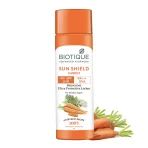 Biotique Sun Shield Carrot Sunscreen Ultra Protective Lotion 40+spf Uvb1