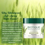 Biotique Wheatgerm Anti Ageing Night Cream2