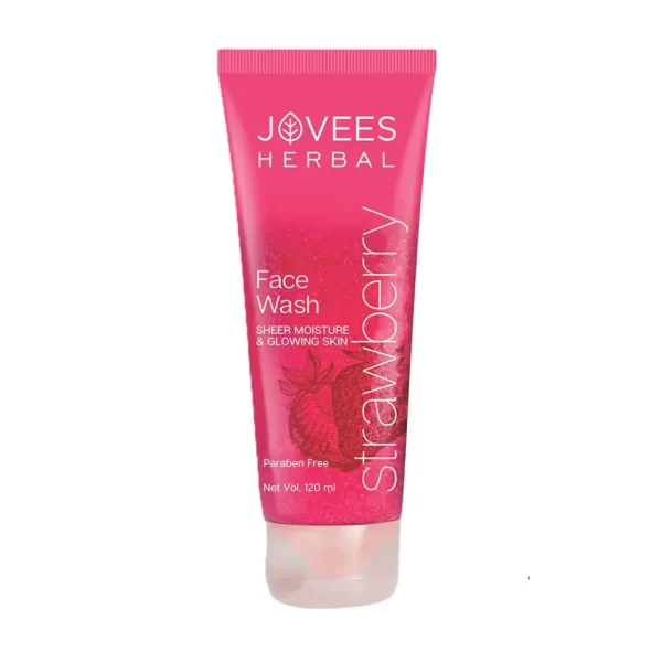 Jovees Herbal Strawberry Face Wash With Strawberry Extracts For Hydrating & Glowing Skin4