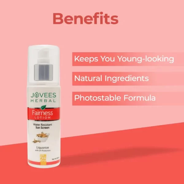 Jovees Herbal Sunscreen Fairness Spf 25 Lotion For All Skin Types Protects From Tanning2