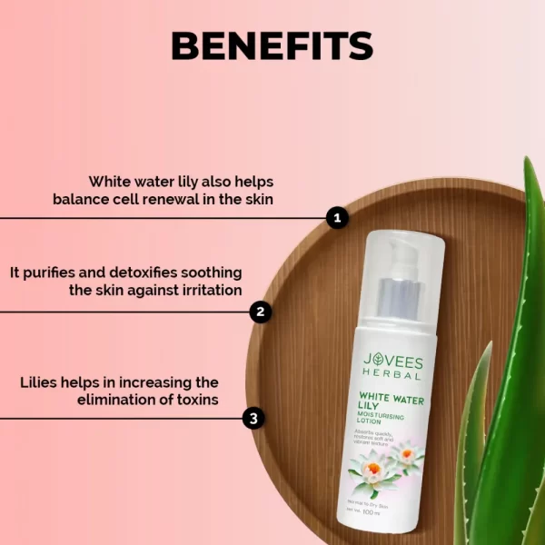 Jovees White Water Lily Moisturising Lotion3