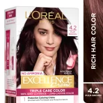 L'oreal Paris Excellence Creme Hair Color 4.2 Plum Brown1