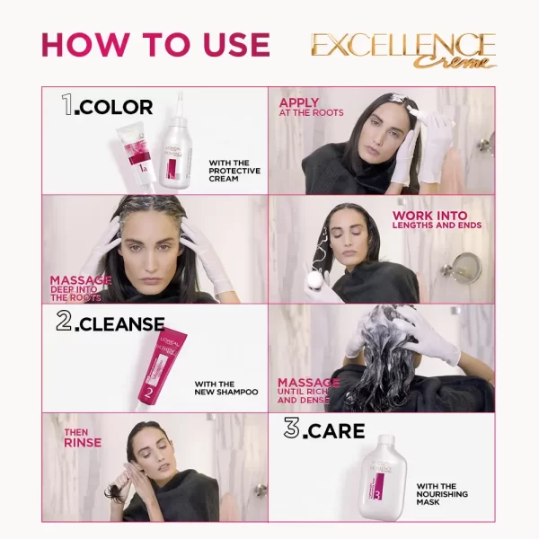 L'oreal Paris Excellence Creme Hair Color 4.2 Plum Brown2