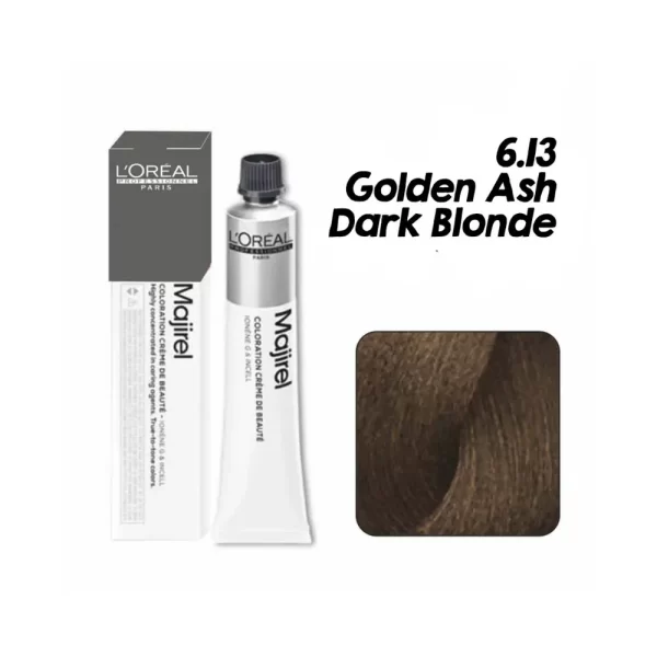 L'oréal Professionnel Majirel Hair Color 6.13 Golden Ash