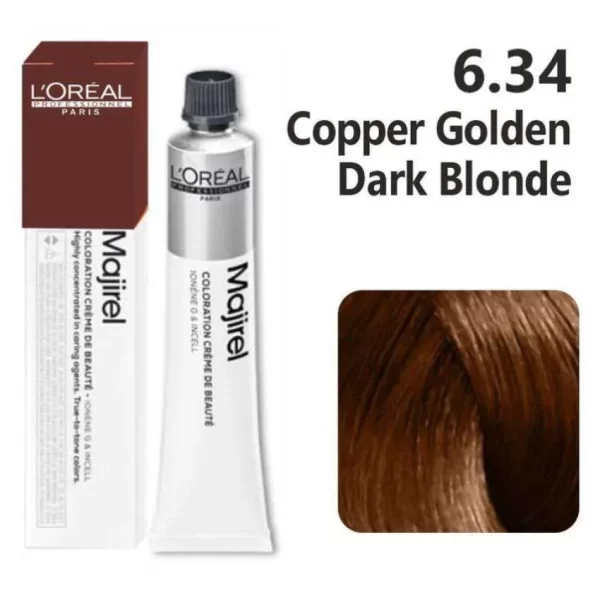 L'oréal Professionnel Majirel Hair Color 6.34