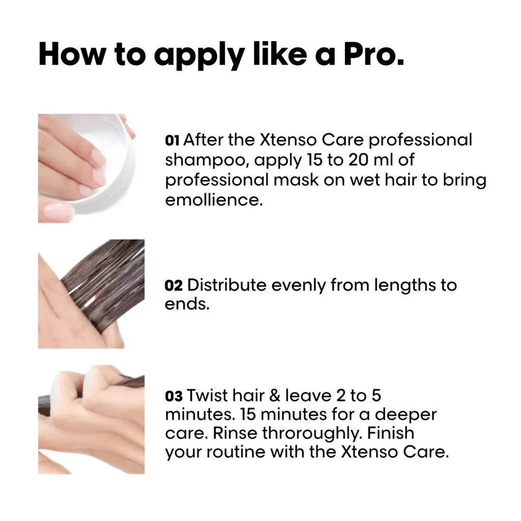 L'oreal Professionnel Xtenso Care Sulfate Free Masque For Frizz Free, Shiny & Manageable Hair 196gm 1