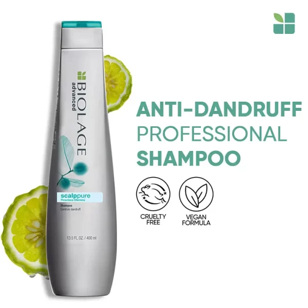 Matrix Biolage Scalppure Professional Anti Dandruff Shampoo, Removes Visible Flakes After 1st Wash3