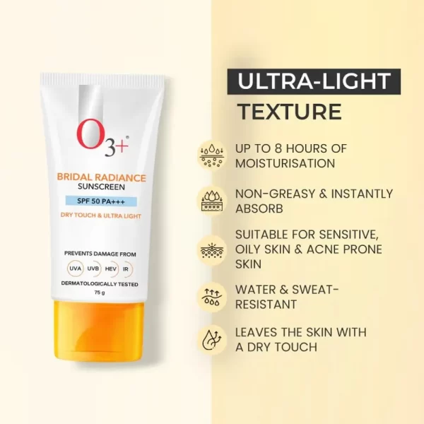 O3+ Bridal Radiance Sunscreen Spf 50 Pa+++1